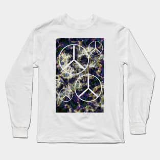 Tie Dye Marble (Indigo) Long Sleeve T-Shirt